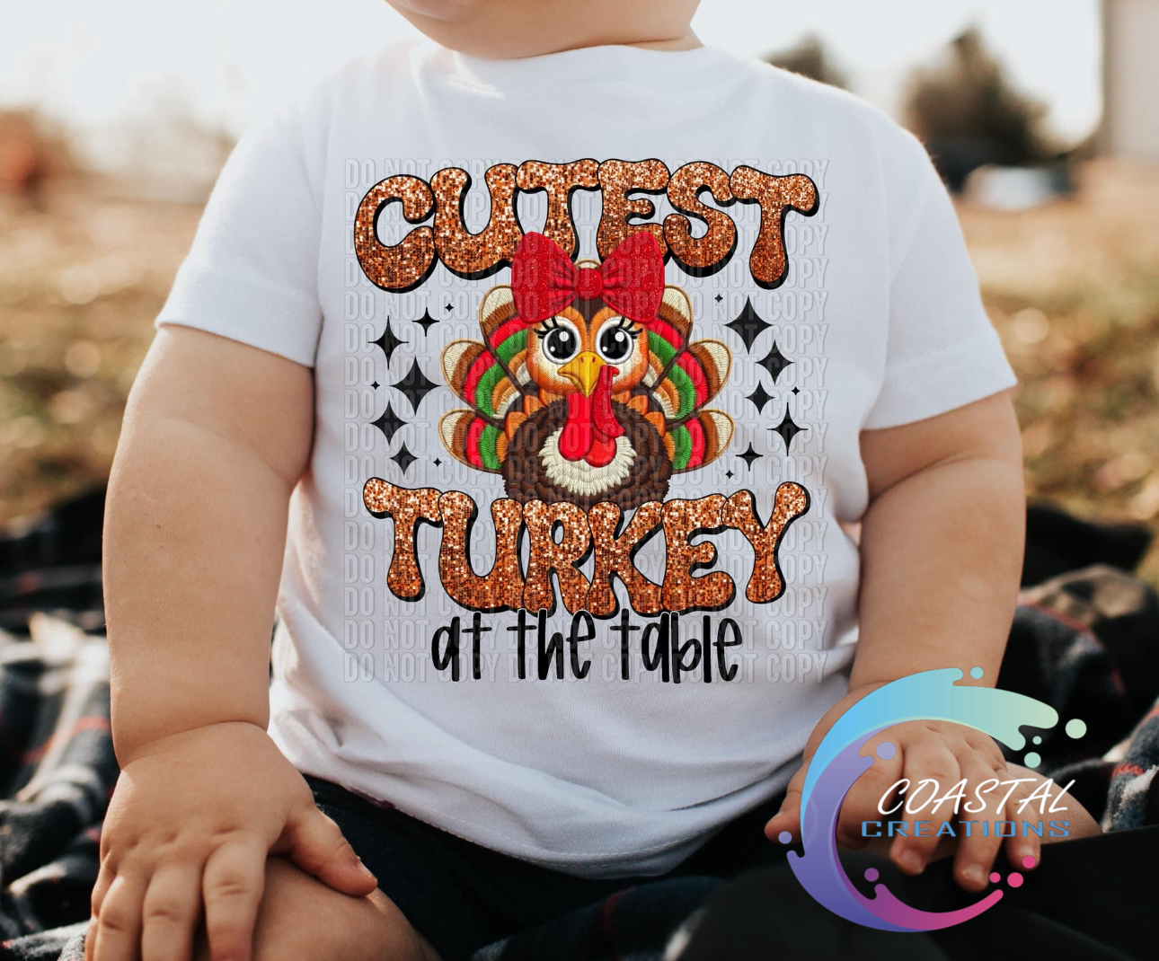 Girl Cutest Turkey DTF