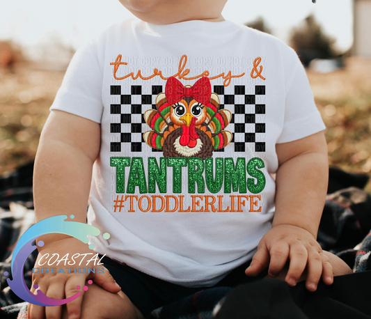 Girl Turkey & Tantrums Tee