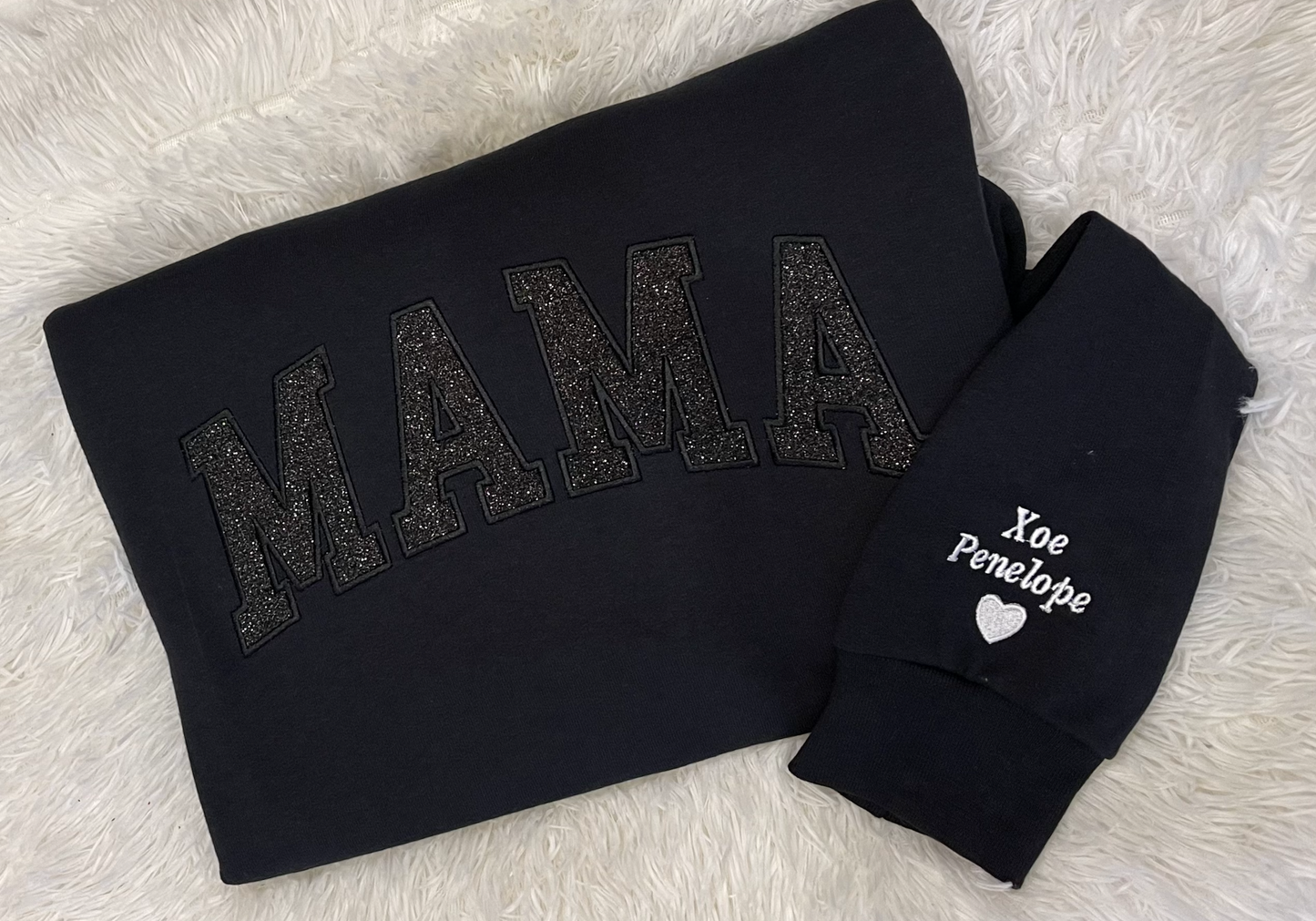 Custom Embroidered Mama Sweatshirt