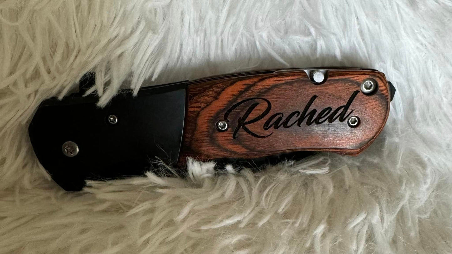 Custom Engraved Knife